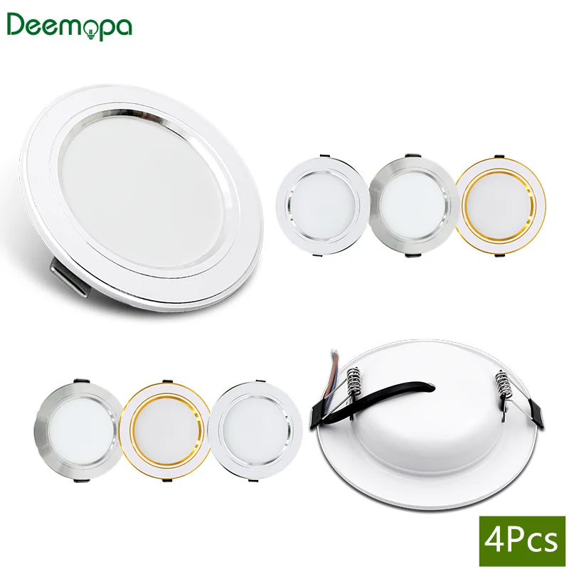 Home Cinema Led - 4 قطع إضاءة LED سقفية مدمجة