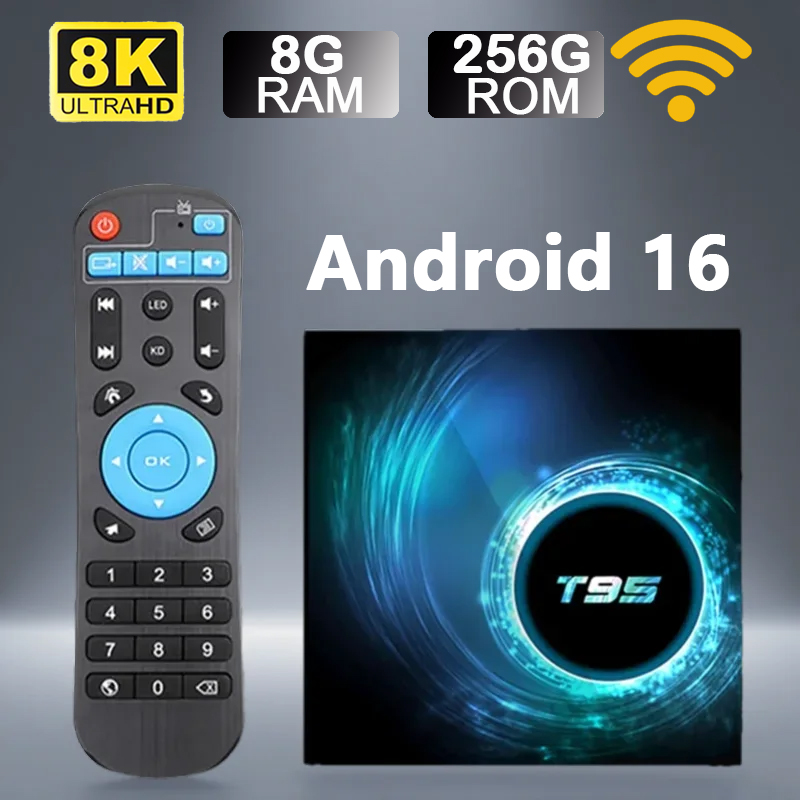 Home Cinema Google - جهاز استقبال تلفزيوني ذكي T95 يعمل