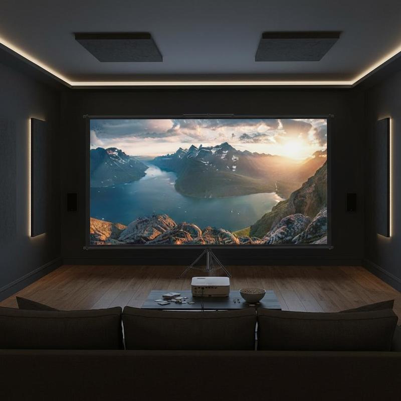 Home Cinema Gaming - شاشة عرض محمولة 110 بوصة 16:9