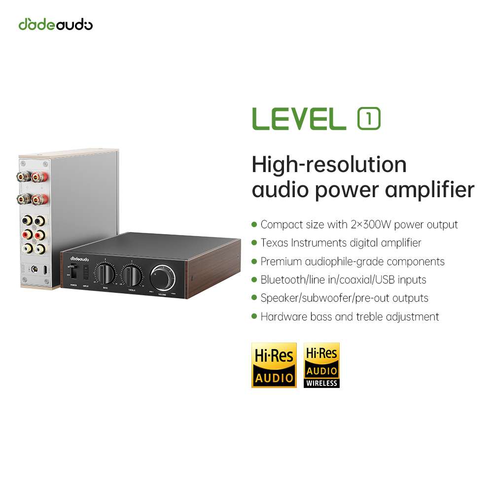 Home Cinema Bluetooth - مضخم صوت JadeAudio Level 1 للمكتب