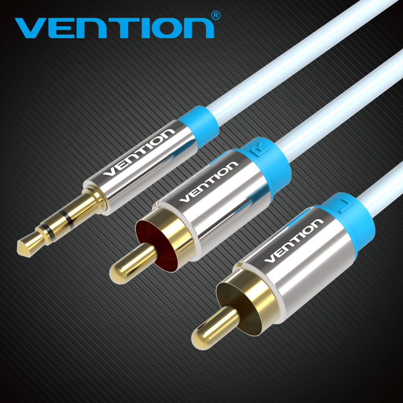 Home Cinema Choice - Vention كابل RCA 3.5 إلى 2rca