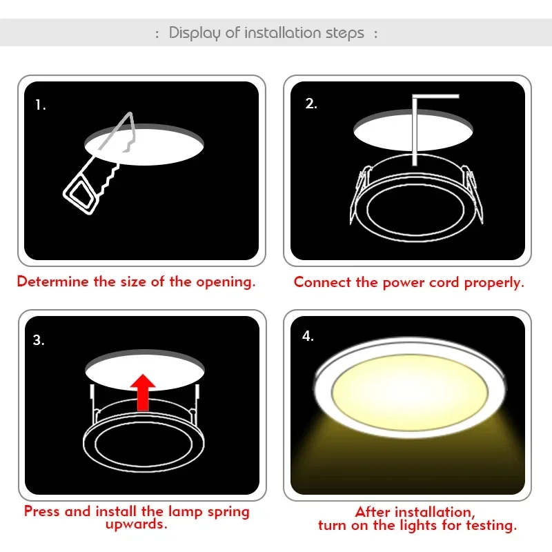 LED النازل 3 واط 5 واط 7 واط 9 - مراجعة Home Cinema Led وسعره