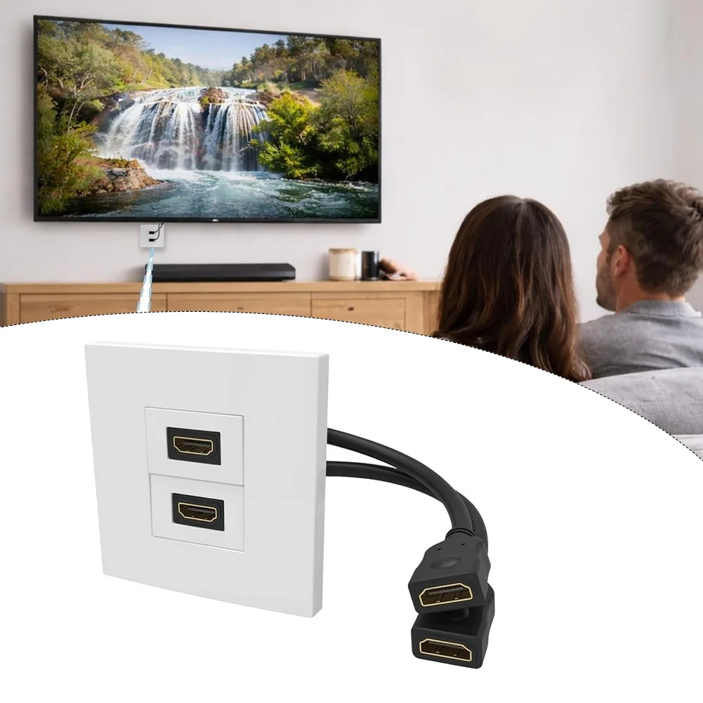 مقبس حائط مزدوج المنافذ مع كاب - مراجعة Home Cinema Gaming وسعره