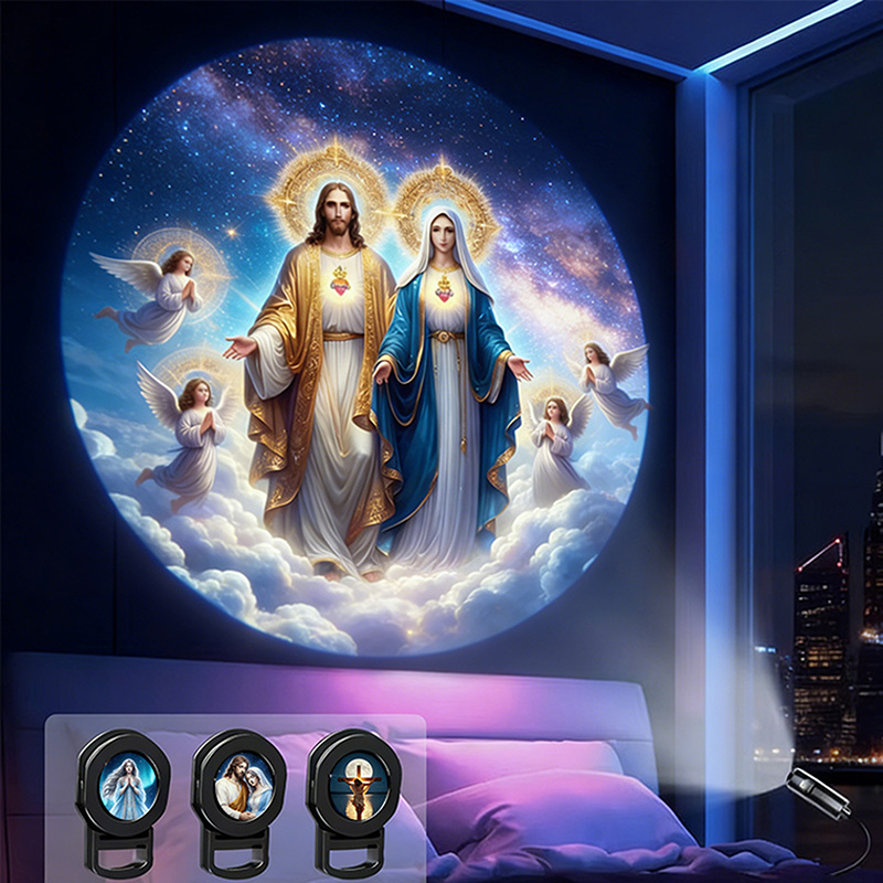【AD】ضوء عرض بنمط الإله ومريم،  - مراجعة Home Cinema Led وسعره