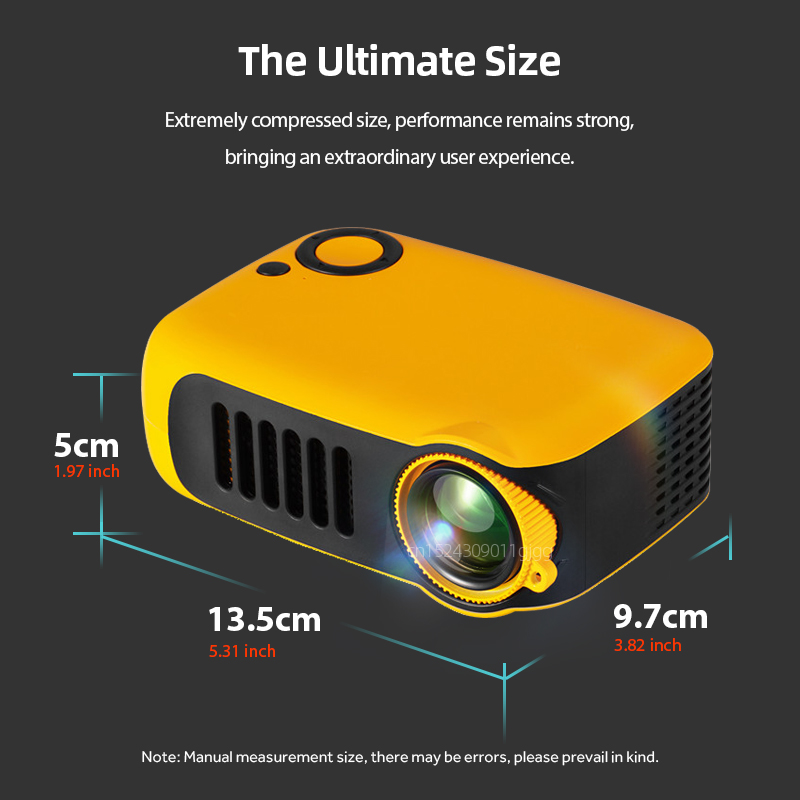 A2000 جهاز عرض صغير محمول للسي - مراجعة Home Cinema Gaming وسعره