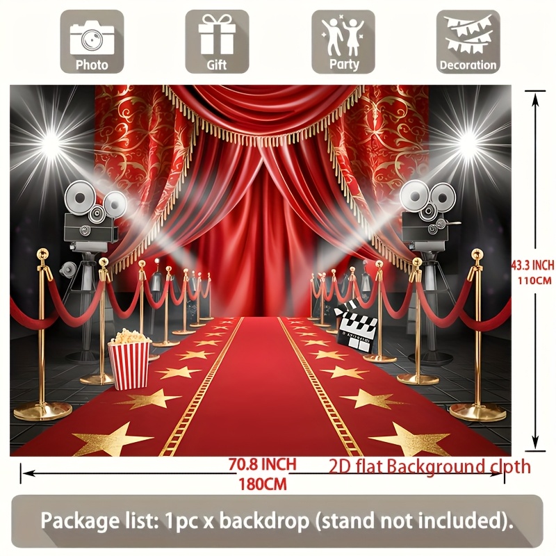 سجادة حائط بتصميم حفلة عرض أفل - مراجعة Home Cinema Events وسعره