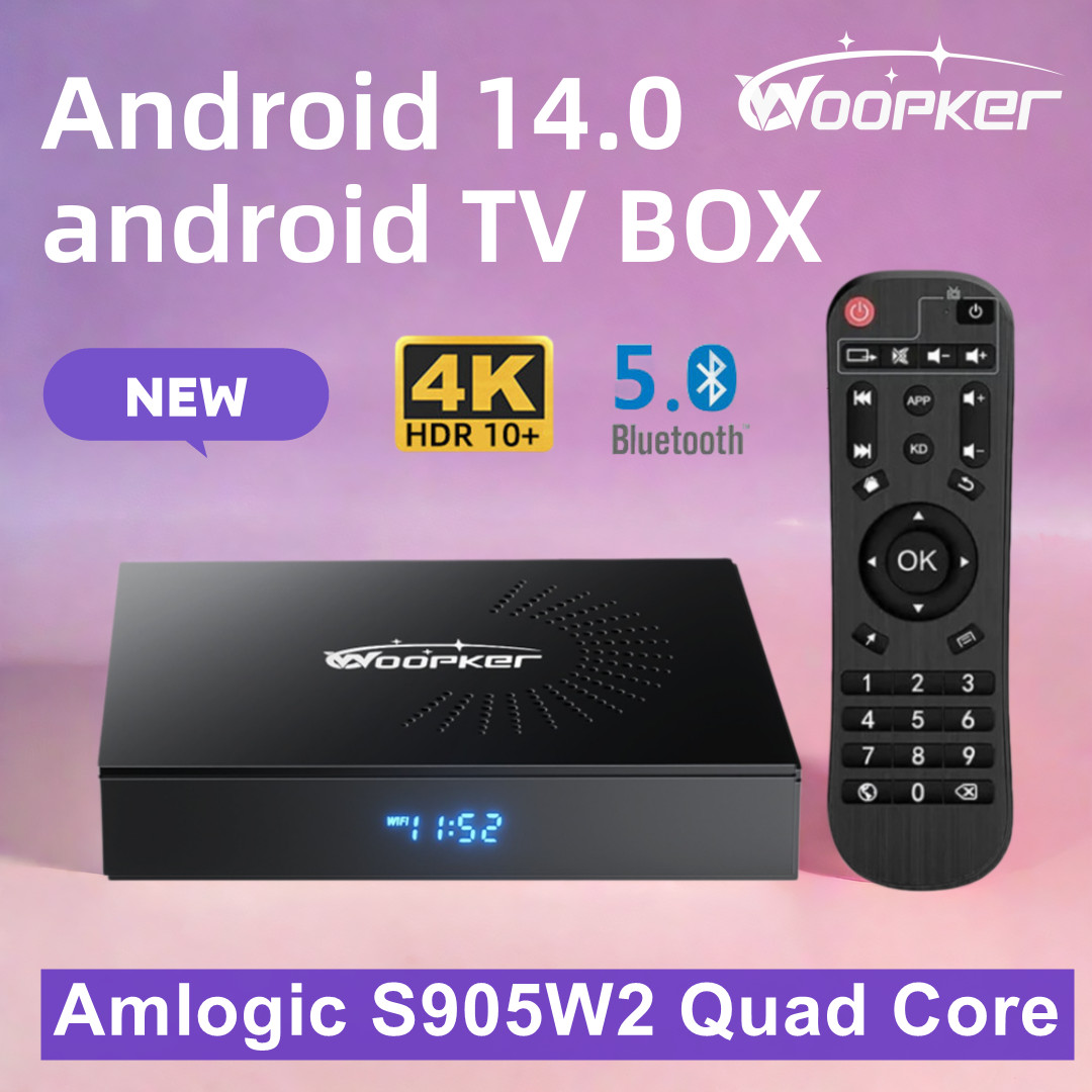 Woopker KW2 Android 14 TV Box  - مراجعة Home Cinema Google وسعره