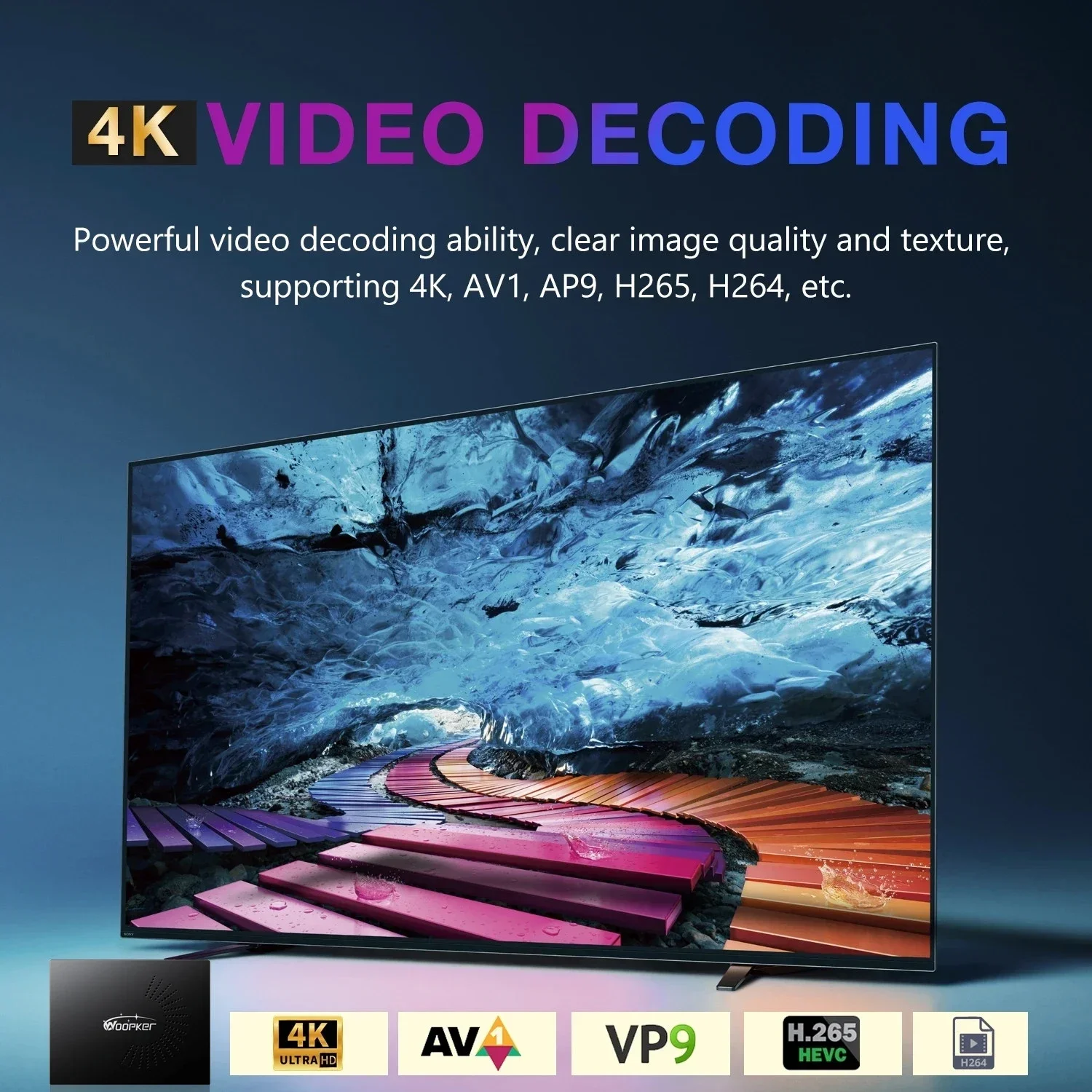 Woopker KW2 Android 14 TV Box  - مراجعة Home Cinema Google وسعره