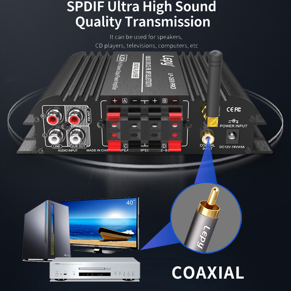 LEPY LP-269PRO 4.1 قناة مكبر ل - مراجعة Home Cinema Accessories وسعره
