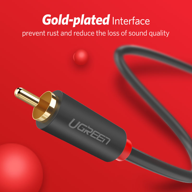 UGREEN 2RCA إلى 2 RCA الذكور إ - مراجعة Home Cinema Choice وسعره