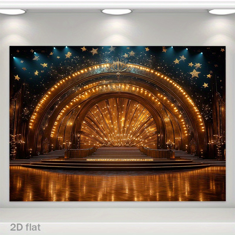 أضواء قوس المسرح الذهبية الفاخ - مراجعة Home Cinema Events وسعره