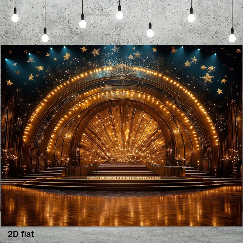 أضواء قوس المسرح الذهبية الفاخ - مراجعة Home Cinema Events وسعره