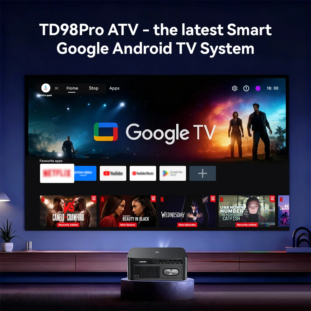 جهاز عرض ApexTPThundeaL TD98Pr - مراجعة Home Cinema Gaming وسعره