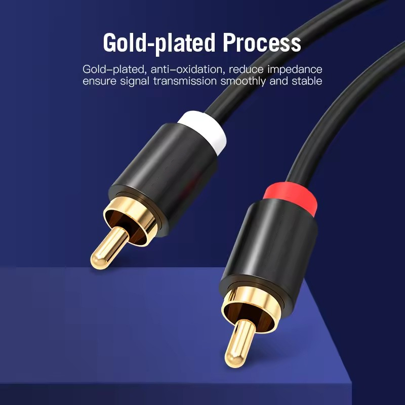 HIFI ستيريو كابل RCA 2RCA إلى  - مراجعة Home Cinema Choice وسعره