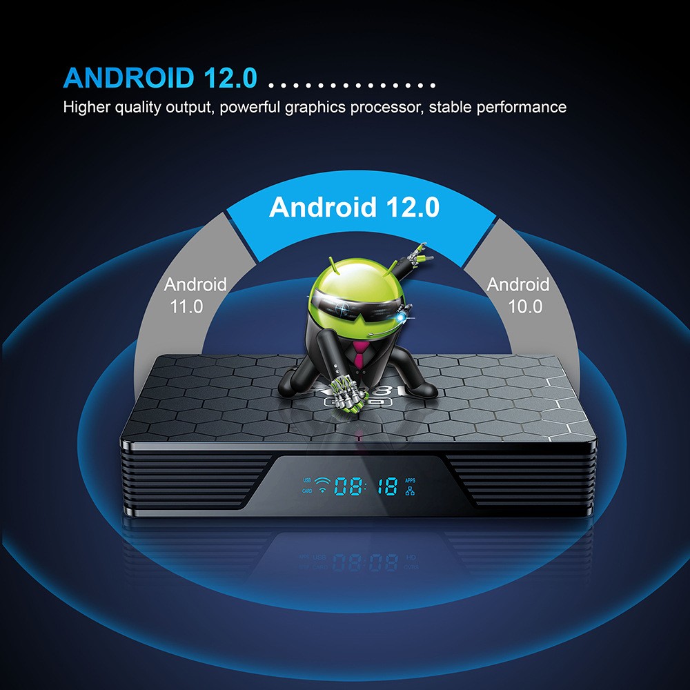 X98H Pro Smart TV Box 6K 2.4&5 - مراجعة Home Cinema Google وسعره