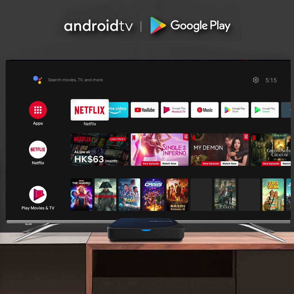 RockTek G2 4K AndroidTV 14 Str - مراجعة Home Cinema Google وسعره