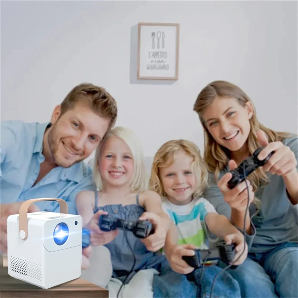 جهاز عرض ذكي محمول 4K مسرح منز - مراجعة Home Cinema Bluetooth وسعره